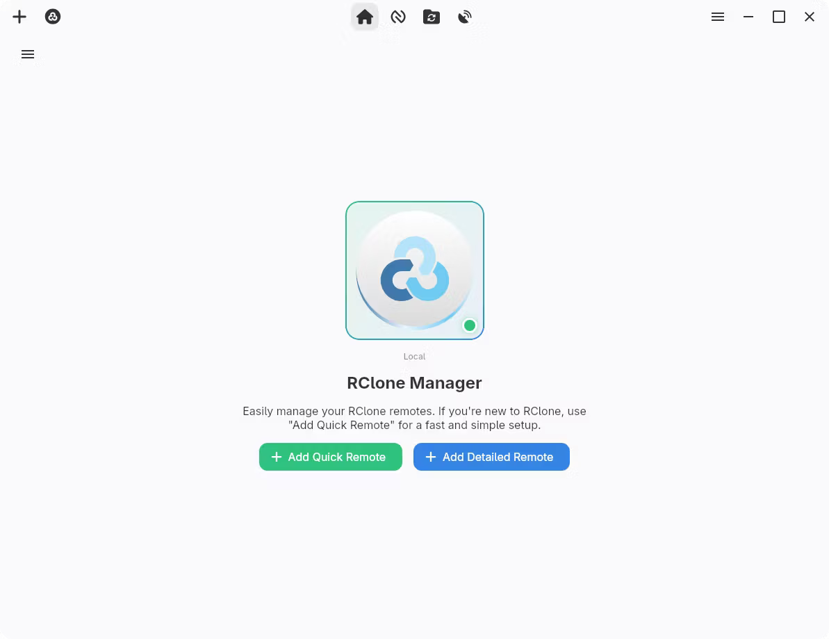 RClone Manager Demo